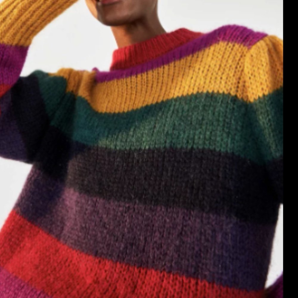 FARM RIO Striped Sweater